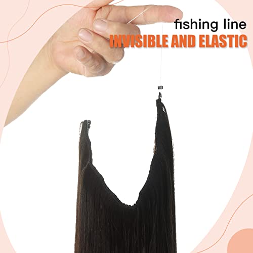 Halo Wire Human Hair Extensions - Image 19