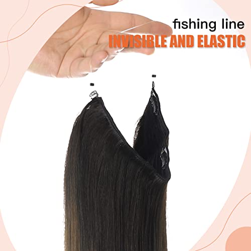 Halo Wire Human Hair Extensions - Image 33