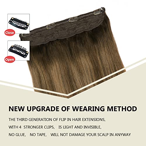 Halo Wire Human Hair Extensions - Image 36