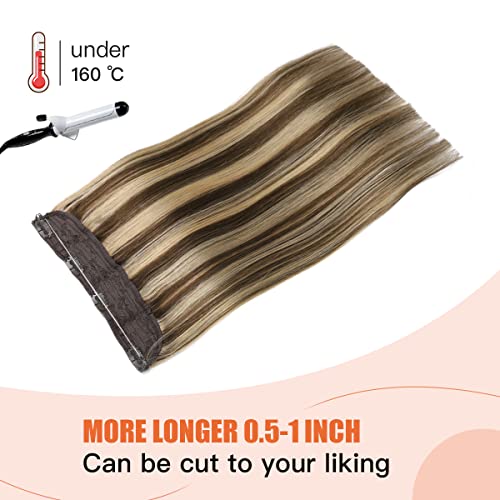 Halo Wire Human Hair Extensions - Image 54