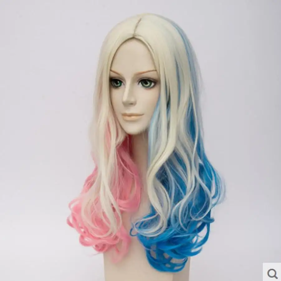 Harley Quinn Synthetic Cosplay Wig - Image 4