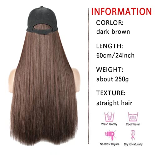 Hat Hair Extension Baseball Cap - Image 3