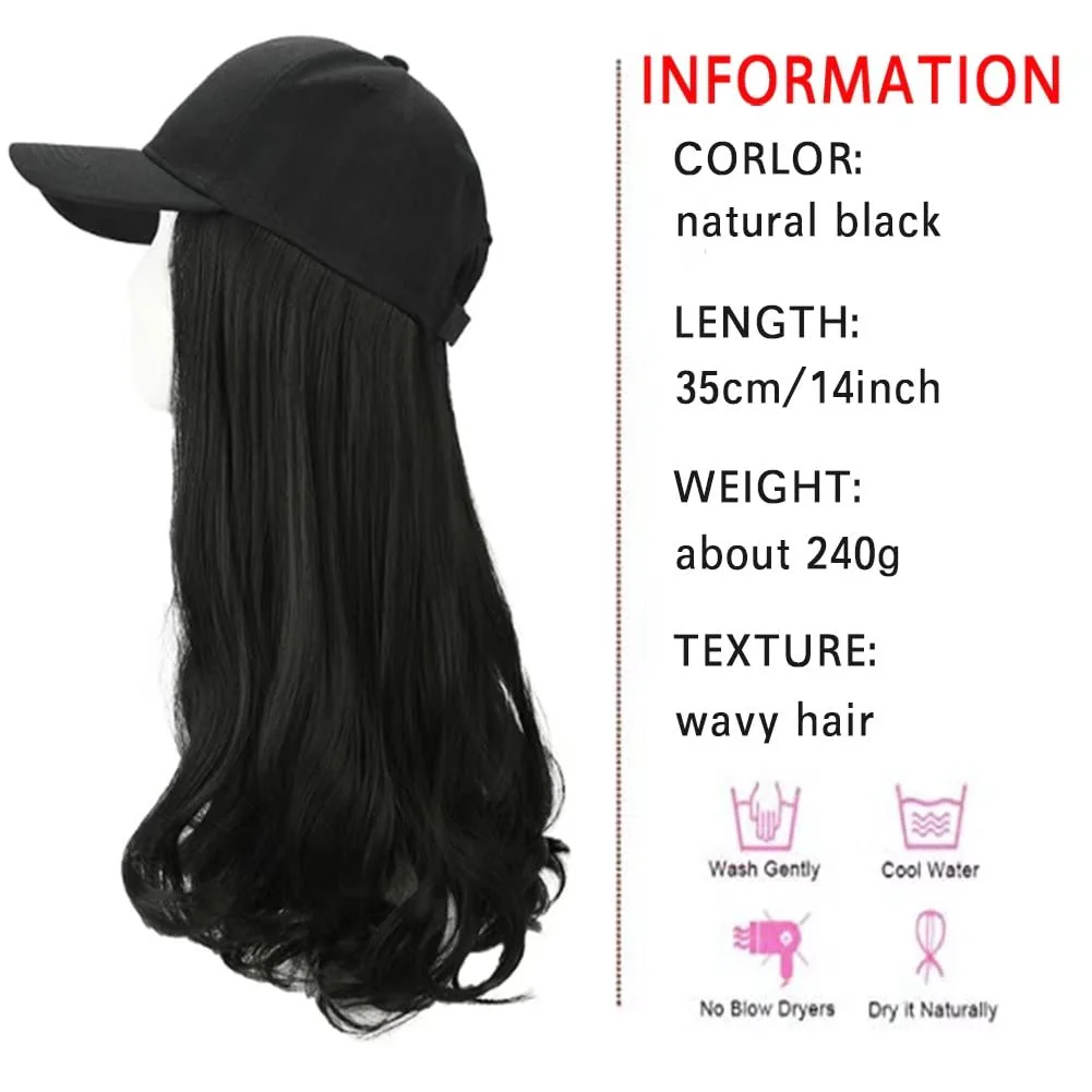 Hat Hair Extension Baseball Cap - Image 39