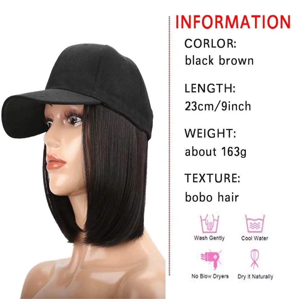 Hat Hair Extension Baseball Cap - Image 7