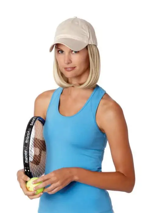 Hat with Hairpiece attached Classic - Image 2