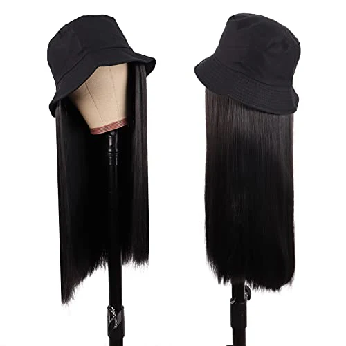 Hat with Long Hair Attached - Image 11