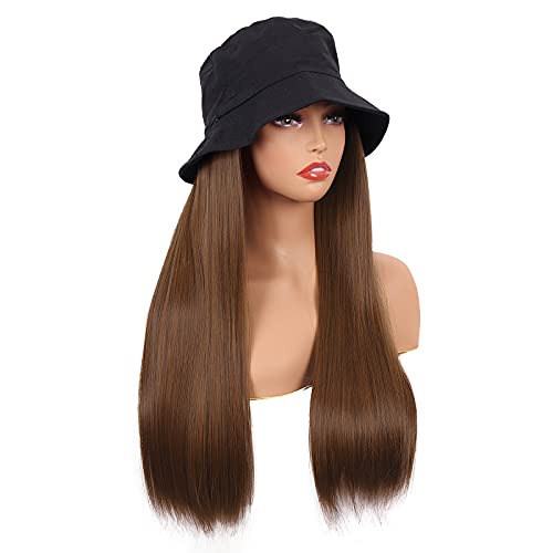 Hat with Long Hair Attached - Image 14