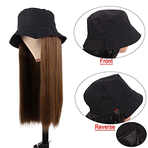 Hat with Long Hair Attached - Image 18