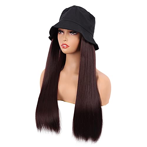 Hat with Long Hair Attached - Image 3
