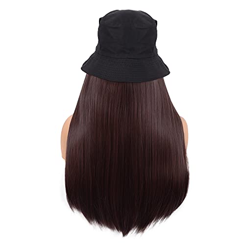 Hat with Long Hair Attached - Image 4