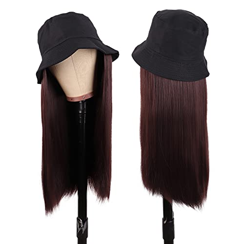 Hat with Long Hair Attached - Image 5
