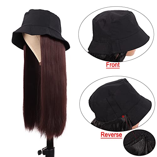 Hat with Long Hair Attached - Image 6