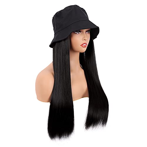 Hat with Long Hair Attached - Image 8