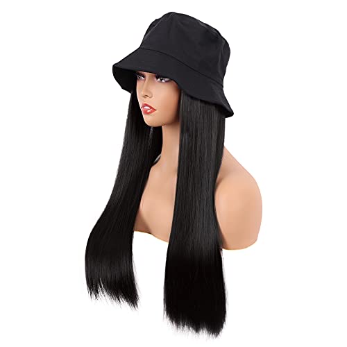 Hat with Long Hair Attached - Image 9