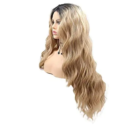 Hayley Ray Heat Friendly 24” Ombre Blonde Mix Wig - Image 3