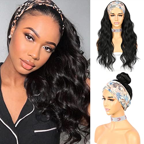 Headband Wigs Wavy 26 Inch Synthetic - Image 18