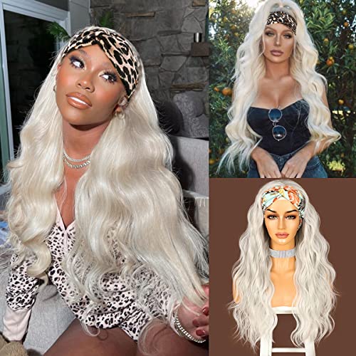 Headband Wigs Wavy 26 Inch Synthetic - Image 37