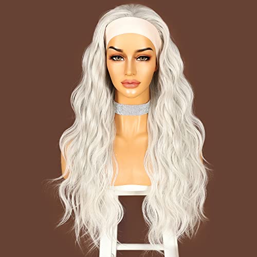 Headband Wigs Wavy 26 Inch Synthetic - Image 41