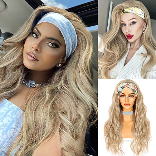 Headband Wigs Wavy 26 Inch Synthetic - Image 7