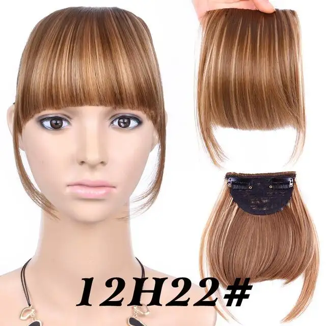 Heat Friendly Clip In Bangs Hairpiece - Image 11
