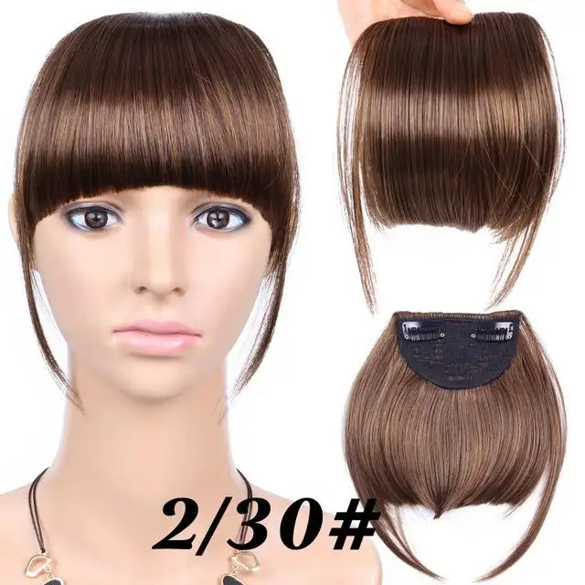 Heat Friendly Clip In Bangs Hairpiece - Image 13