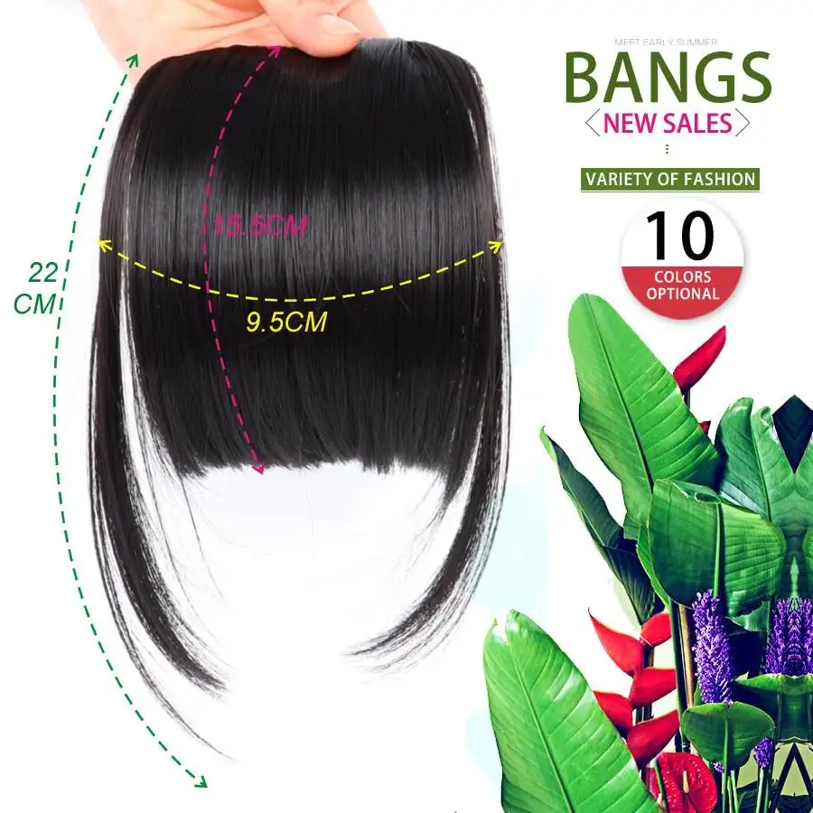Heat Friendly Clip In Bangs Hairpiece - Image 3