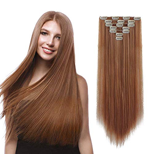 Heat Friendly Clip on Hair Extensions Set - Image 102