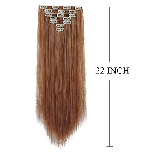 Heat Friendly Clip on Hair Extensions Set - Image 103