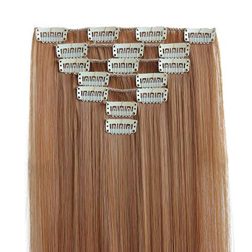 Heat Friendly Clip on Hair Extensions Set - Image 104