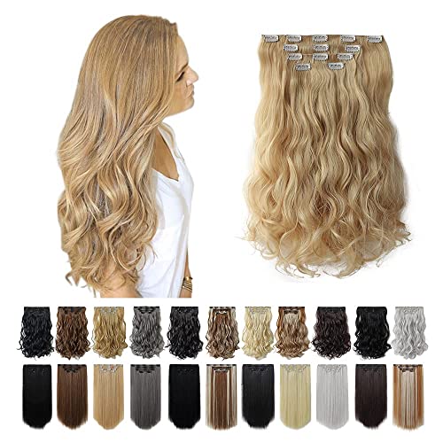 Heat Friendly Clip on Hair Extensions Set - Image 106