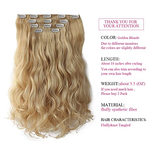 Heat Friendly Clip on Hair Extensions Set - Image 107