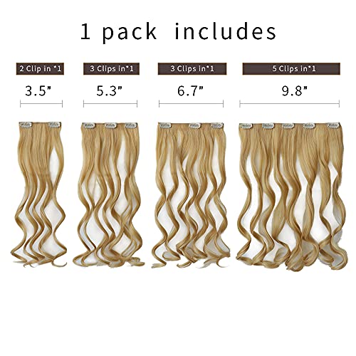 Heat Friendly Clip on Hair Extensions Set - Image 108