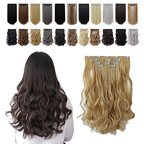 Heat Friendly Clip on Hair Extensions Set - Image 110