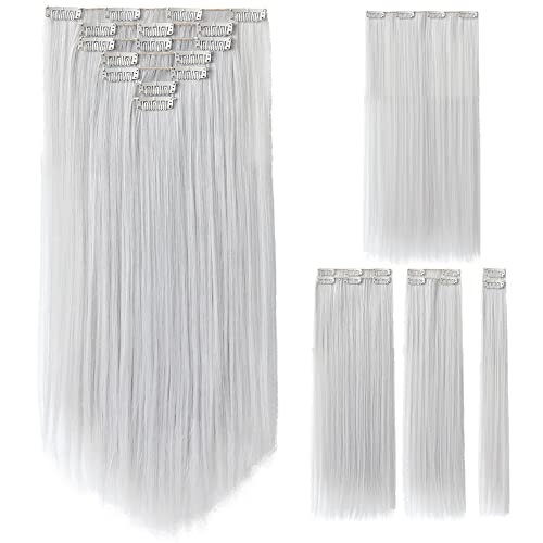 Heat Friendly Clip on Hair Extensions Set - Image 111