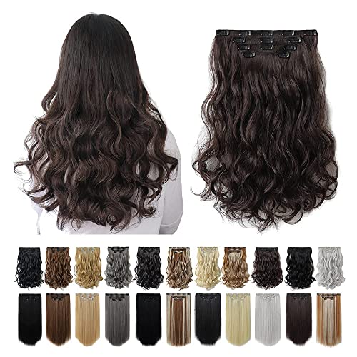 Heat Friendly Clip on Hair Extensions Set - Image 115