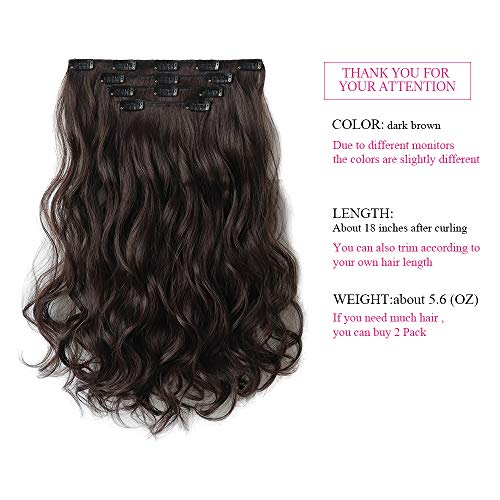 Heat Friendly Clip on Hair Extensions Set - Image 116