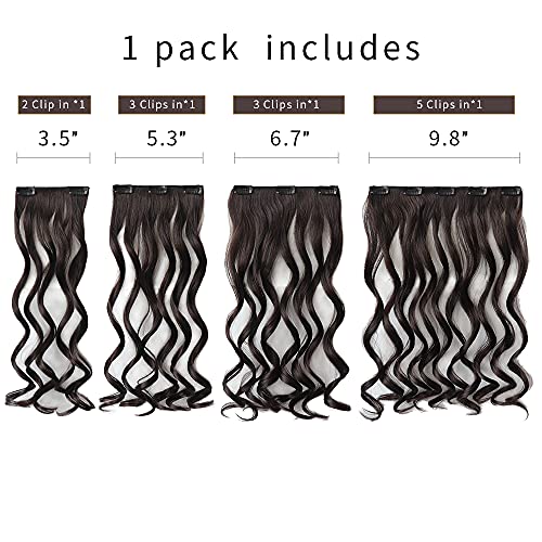 Heat Friendly Clip on Hair Extensions Set - Image 117