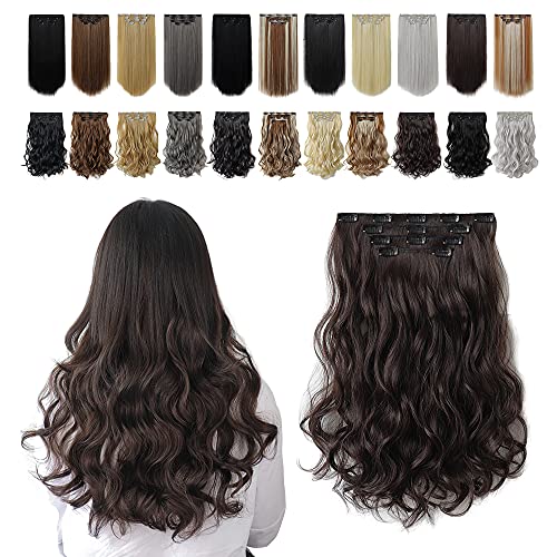 Heat Friendly Clip on Hair Extensions Set - Image 119