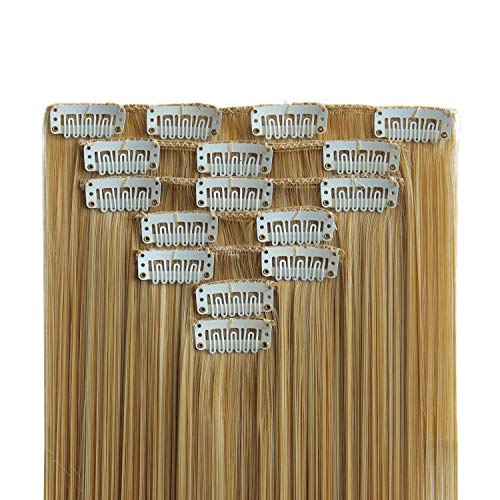 Heat Friendly Clip on Hair Extensions Set - Image 12