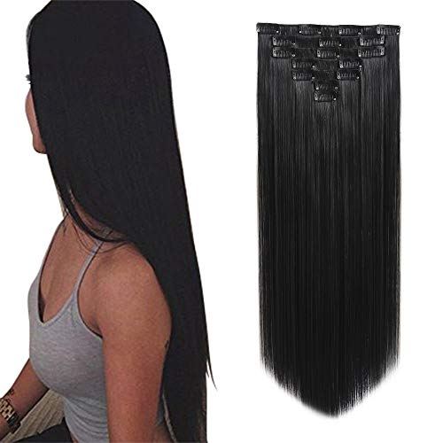 Heat Friendly Clip on Hair Extensions Set - Image 120