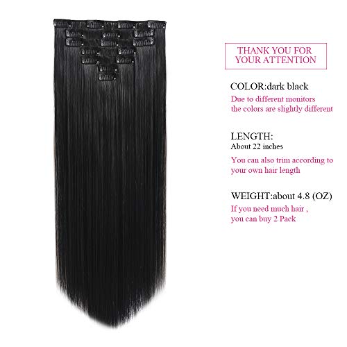 Heat Friendly Clip on Hair Extensions Set - Image 121