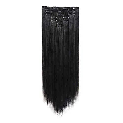 Heat Friendly Clip on Hair Extensions Set - Image 125