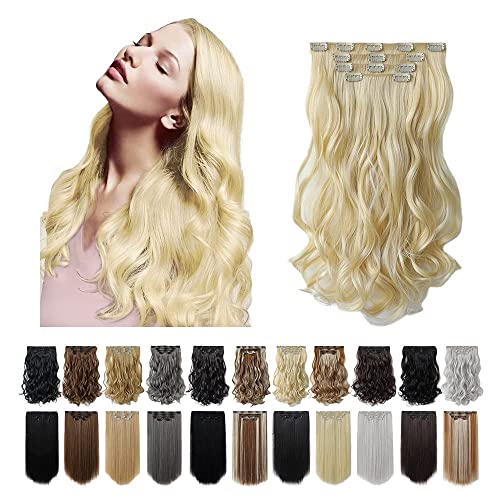 Heat Friendly Clip on Hair Extensions Set - Image 126