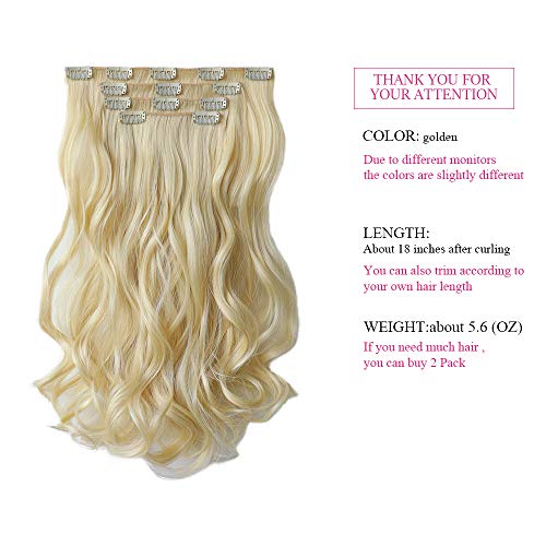 Heat Friendly Clip on Hair Extensions Set - Image 127