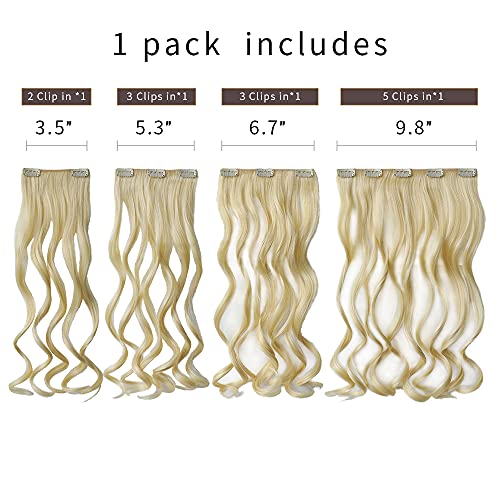 Heat Friendly Clip on Hair Extensions Set - Image 128