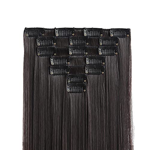 Heat Friendly Clip on Hair Extensions Set - Image 17