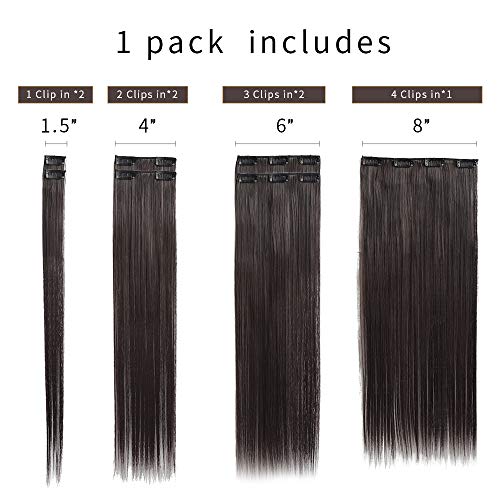 Heat Friendly Clip on Hair Extensions Set - Image 18