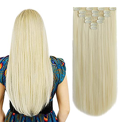Heat Friendly Clip on Hair Extensions Set - Image 26