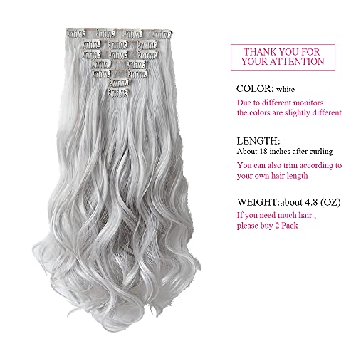 Heat Friendly Clip on Hair Extensions Set - Image 31
