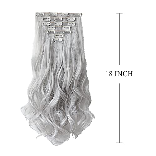 Heat Friendly Clip on Hair Extensions Set - Image 34
